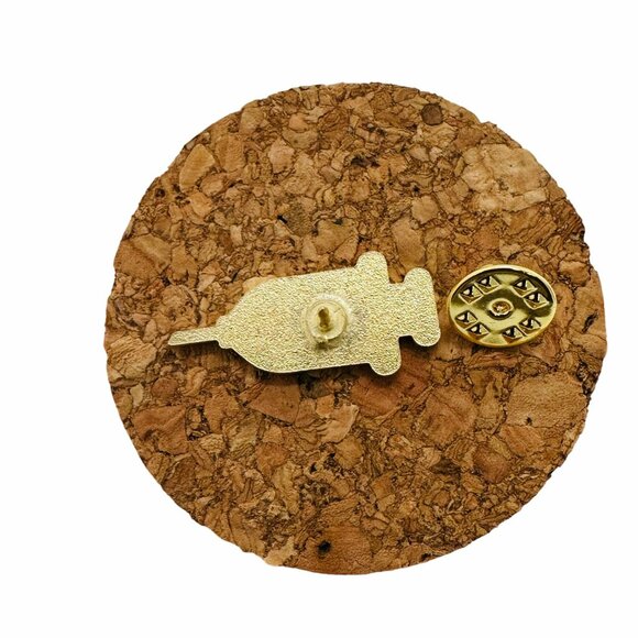 ✨Metal Plated Enamel Work Drum USP Lapel for Doctors Brooch Pin✨ - Picture 3 of 5